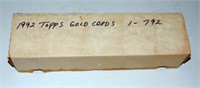 1992 Topps Gold Baseball Cards Set #1-792