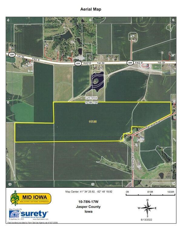 Jasper County Land Auction, 275 Acres M/L