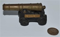 Vintage Brass Cannon & Caisson St. Augustine Fla.