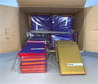 LOT OF 44 5x6 NOTE PADS WITH CASE