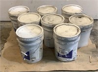 (8) Roman 5 Gal Buckets of Wall Covering Adhesive