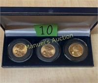 1984 Lincoln Cent 3 Coin Set- S P & D in US Mint Cello -FREE SHIPPING!! Proof 