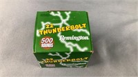 500 rnds 22 LR Remington Thunderbolt