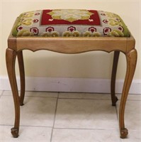 Needlepoint Piano Bench