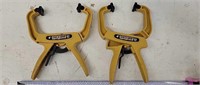 Two 4" Quick Grip Clamps