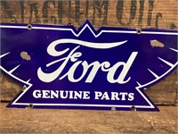 Ford Genuine Parts Enamel Sign - Reproduction