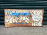 Original Wedgewood Pies & Pastries Metal Sign