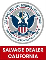U.S. Customs & Border Protection (Salvage) 7/26/2022 Cali