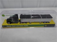 1/32 Scale John Deere Hauler Semi & Grain Trailer