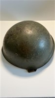 WWII Italian M33 Helmet with Liner and Chinstrap.