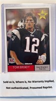New England Patriots Tom Brady Rookie Card