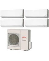 Fujitsu Four Zone Ductless MiniSplit Heat Pump NEW