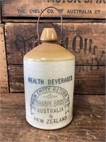 Sharpe Bros Health Beverages Stoneware Demijohn