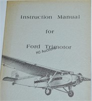 Instruction Manual Ford Tri Motor Aircraft  1972