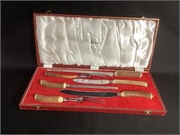 Harrods Stag Handle Carving Set,London