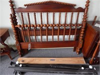 Full size bed frame with slats