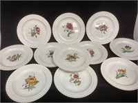 Copeland Spode Flower Plates