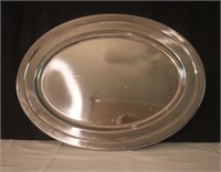 Silver Plate Platter 20" x 14"