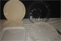 5 Platters Ceramic & Glass