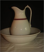 Dry Sink Pitcher and Bowl
