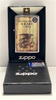 Mint U.S. Army Zippo Lighter. Original Box
