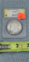 1904-O Graded Morgan Silver Dollar