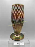 Northwood purple Corn vase w/ plain base.