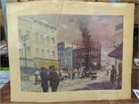 Painting - Street Paving in 1922