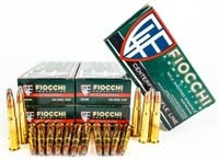 Ammo 100 Rds Fiocchi 30-30 170GR JSP Cartridges