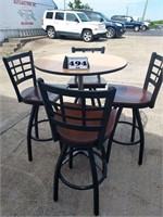 High Top Table & 4 Chairs
