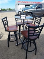 High Top Table & 5 chairs