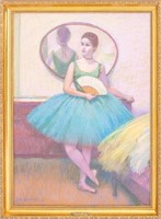 Louis Kronberg "In the Dressing Room" Pastel