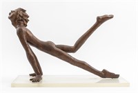 Victor Salmones 'Boy with Hoof Feet" Bronze