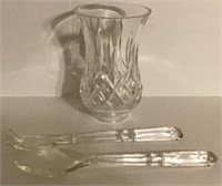 WATERFORD HURRICANE CANDLE TOPPER SPOON FORK