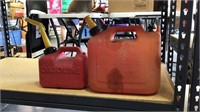 Two gas jugs