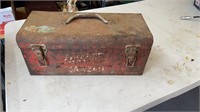 Vintage Milwaukee Metal Tool Box