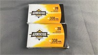 (2x)20 rnds of 308 Armscor