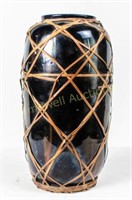 Wrapped Oriental vase