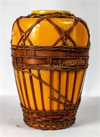 Wrapped Oriental vase