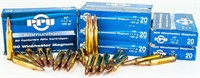 Ammo 120 Rds PPU 300 Win Mag 180GR JSP Cartridges