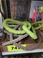 SMALL SECTIONS OF ROPE & OTHER ITEMS