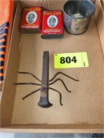 TOBACCO TINS- CUP- SPIKE SPIDER
