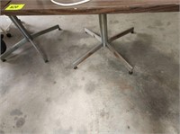 4 X4 METAL BASE RESTURANT TABLE