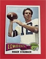 1975 Topps Roger Staubach Card #145 Cowboys