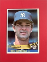 1984 Donruss Don Mattingly Rookie Card