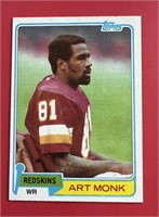 1981 Topps Art Monk Rookie Card Redskins