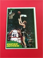 1981 Topps Larry Bird 2nd year Card #101