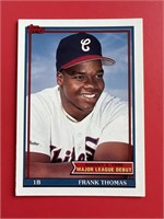 Topps Frank Thomas Rookie Major League Debut