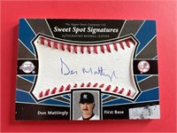 Sweet Spot Signatures Don Mattingly Autograph
