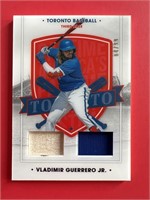 2021 Vladimir Guerrero JR. Jersey & Bat Card